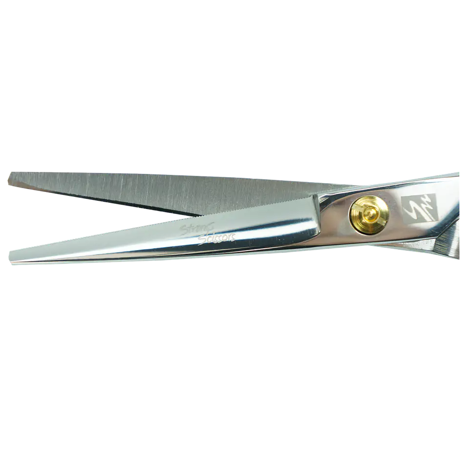 Tijeras Peluquería Profesionales Microdentada Silver 5.5″ STRONG SCISSORS Y V8-5.5