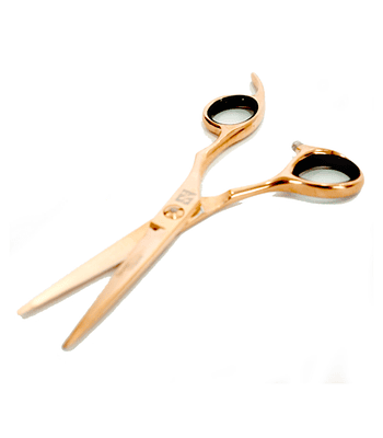 Tijeras Peluquería Profesionales Deslizante Oro Rosa 5.5″ STRONG SCISSORS Y CK17G-5.5"