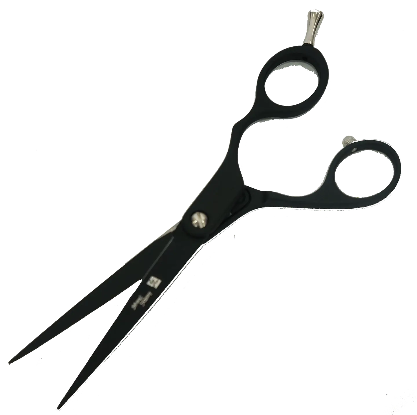 Tijeras Peluquería Profesionales Mango de Aluminio Negro Mate 6″ STRONG SCISSORS 1