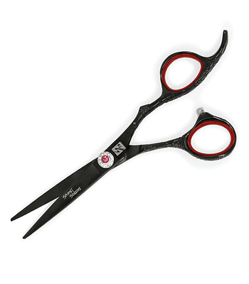 Tijeras Peluquería Profesionales Deslizante Piedra Rosada Ajustable 5.5″ STRONG SCISSORS Y CK15B 5.5"