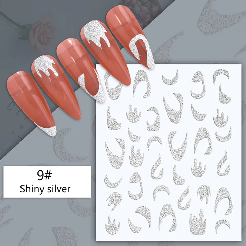 Stickers Reflectivos para Uñas JOYFUL NAIL  4