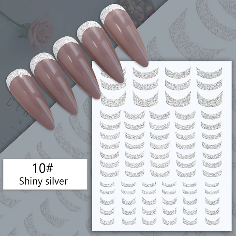 Stickers Reflectivos para Uñas JOYFUL NAIL  5