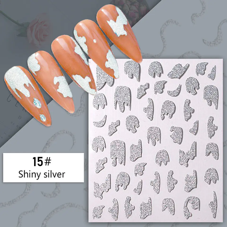 Stickers Reflectivos para Uñas JOYFUL NAIL  10