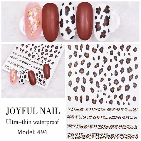 Stickers Animal Print para Uñas JOYFUL NAIL
