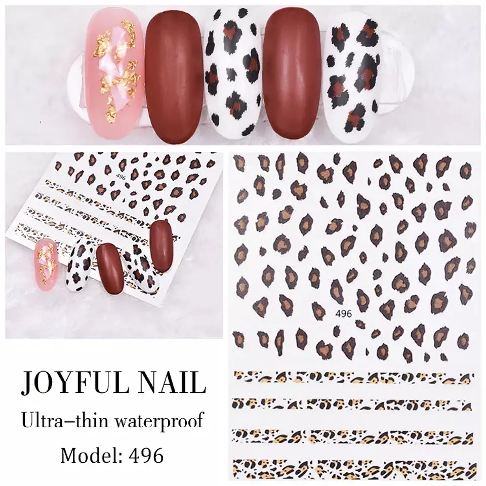 Stickers Animal Print para Uñas JOYFUL NAIL 2