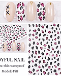 Stickers Animal Print para Uñas JOYFUL NAIL