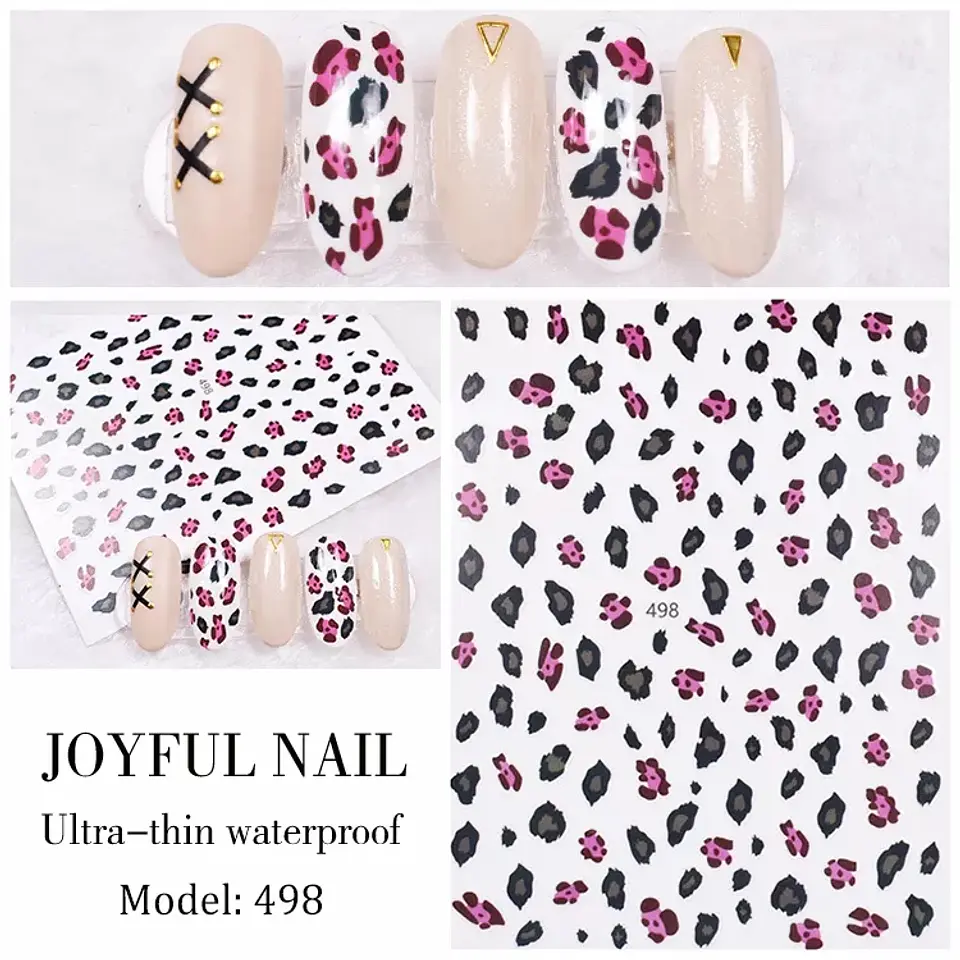 Stickers Animal Print para Uñas JOYFUL NAIL 4