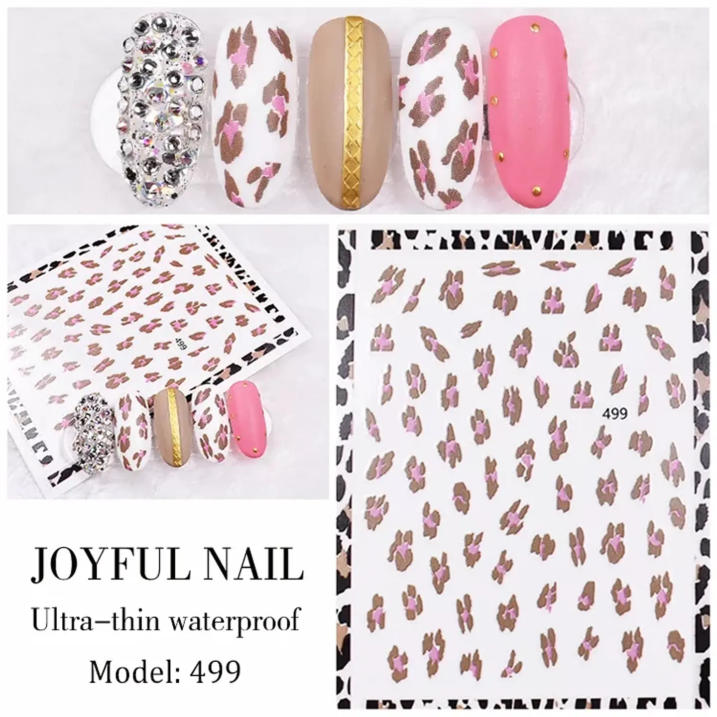 Stickers Animal Print para Uñas JOYFUL NAIL 5