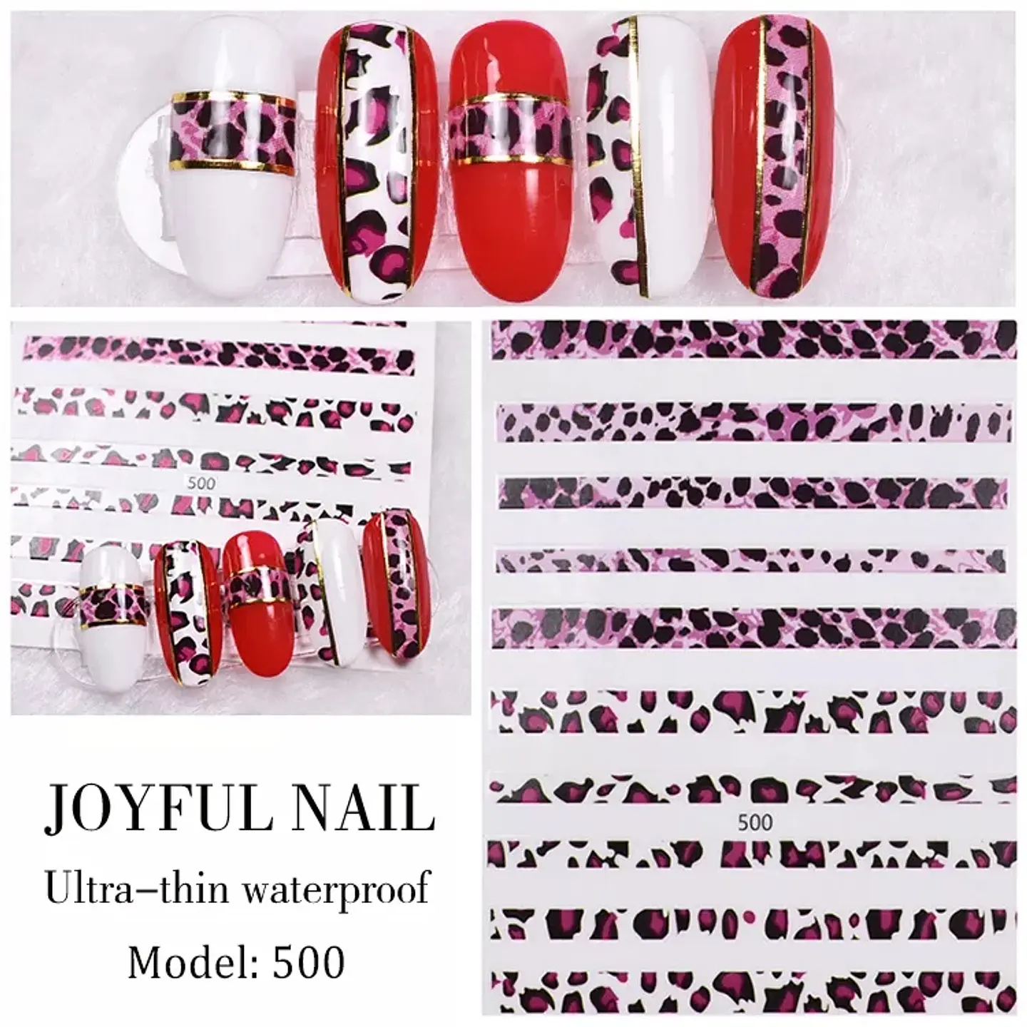 Stickers Animal Print para Uñas JOYFUL NAIL 6