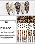 Stickers Animal Print para Uñas JOYFUL NAIL