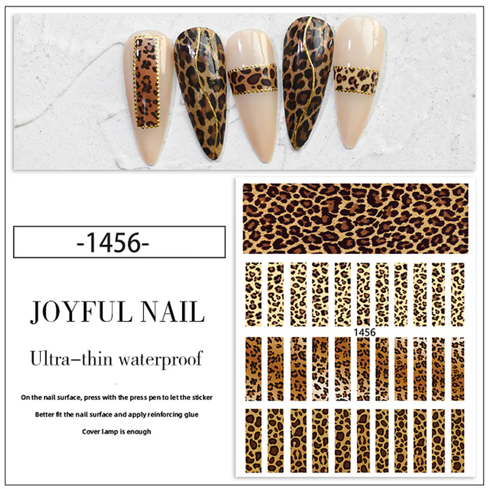 Stickers Animal Print para Uñas JOYFUL NAIL 11