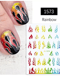 Stickers Llamas para Uñas JOYFUL NAIL