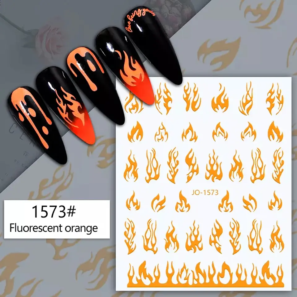 Stickers Llamas para Uñas JOYFUL NAIL 11