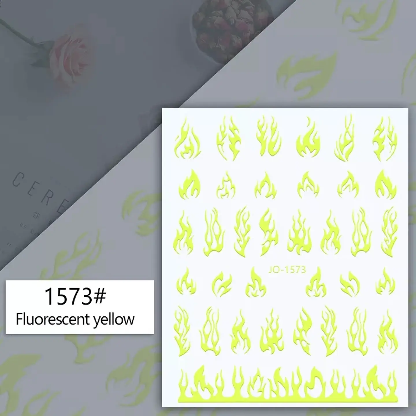 Stickers Llamas para Uñas JOYFUL NAIL 13