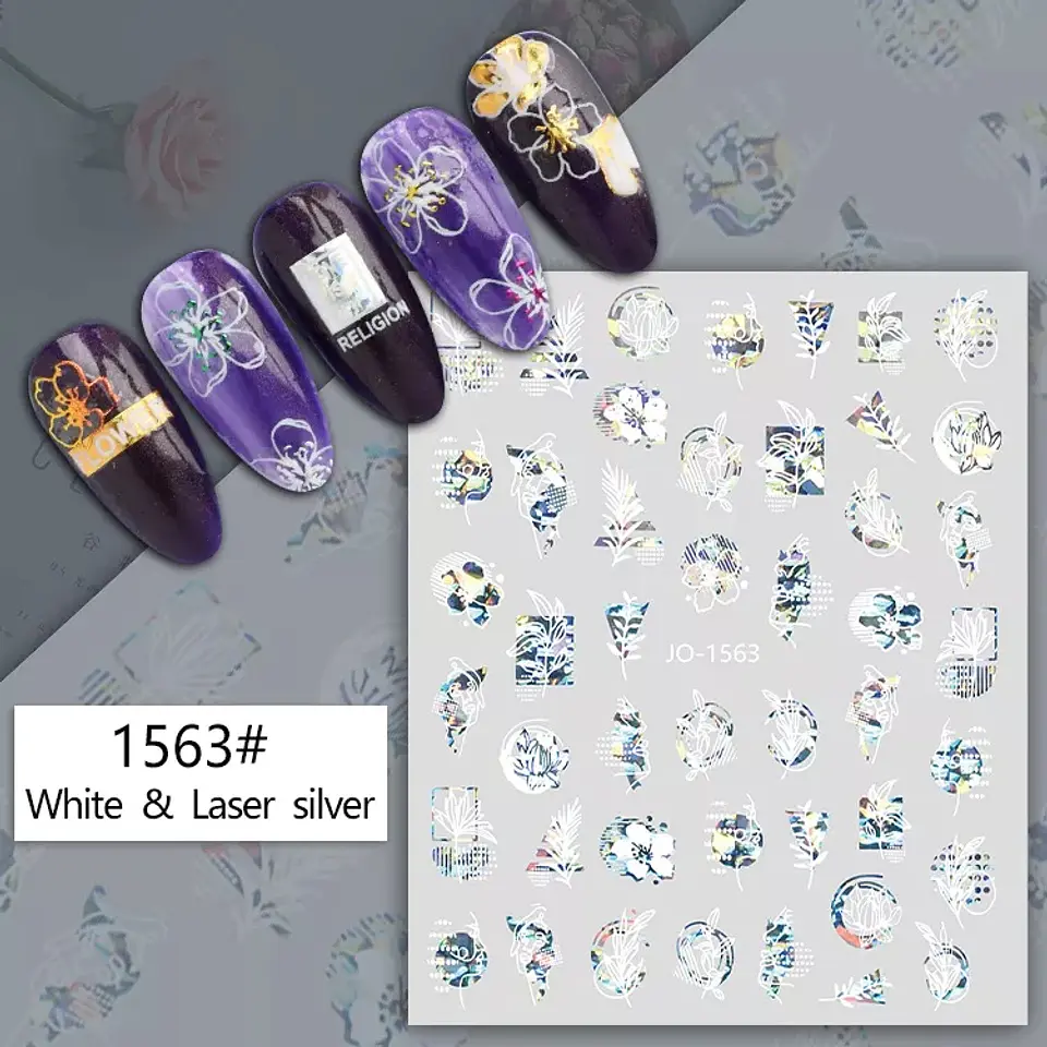 Stickers Flores para Uñas JOYFUL NAIL 4