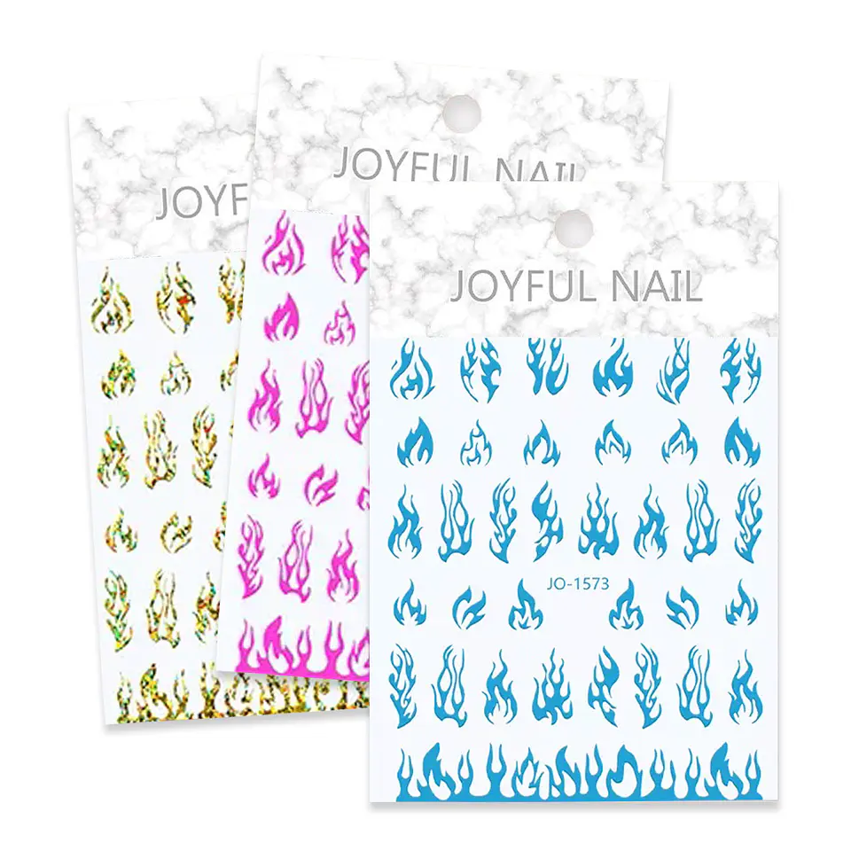 Stickers Llamas para Uñas JOYFUL NAIL 1