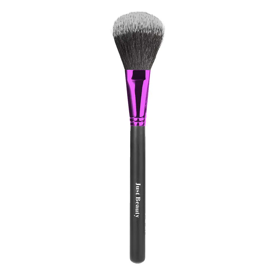 Brocha Plana Facial JUST BEAUTY Fucsia 1