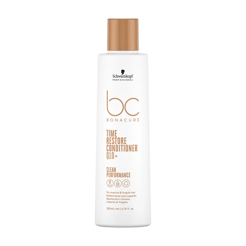 Acondicionador Q10+ Time Restore con Queratina Vegana y Arginina BONACURE 200ml 1