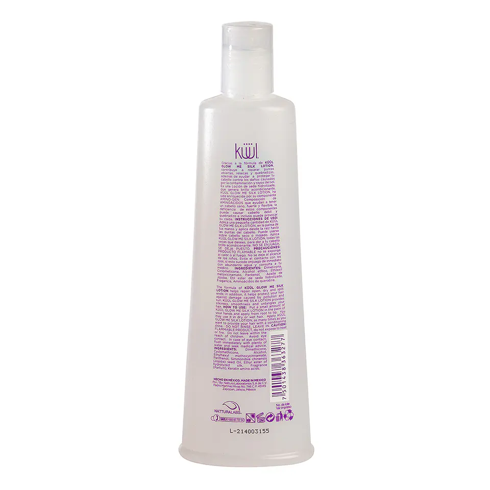 Loción para Puntas Abiertas y Brillo Silk Lotion KÜÜL Glow Me 300ml 2