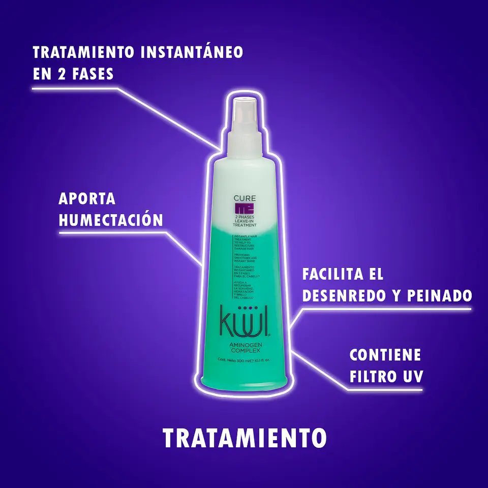 Tratamiento Hidratante 2 Phases KÜÜL Cure Me 150ml 3