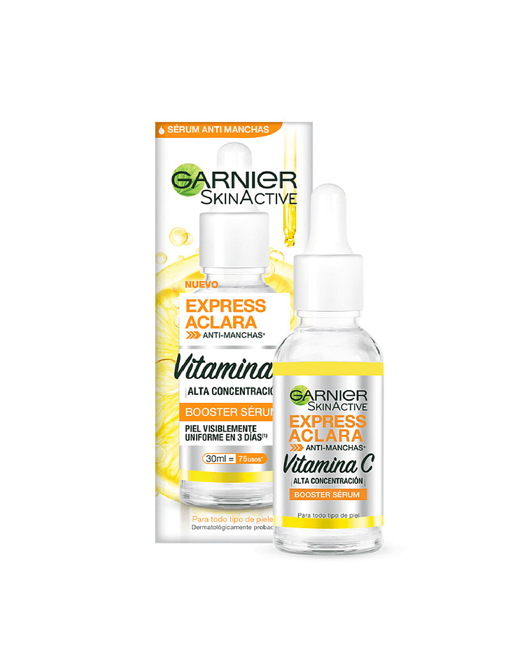Serum Día Vitamina C Express Aclara GARNIER Skin Active 30ml
