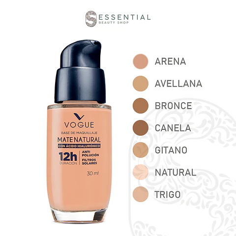 Base Liquida VOGUE Mate Natural 30g