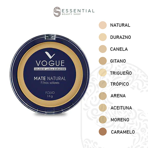 Polvo VOGUE Mate Natural 14g