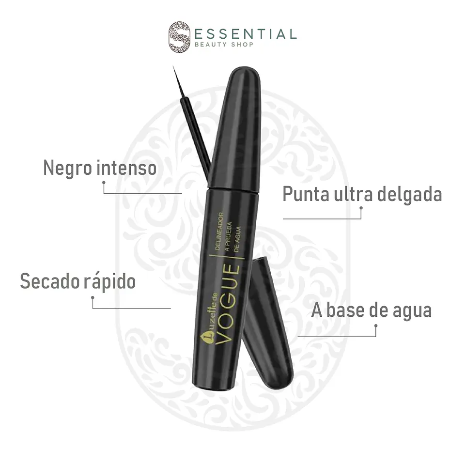 Delineador Líquido VOGUE Luzette 8ml 3