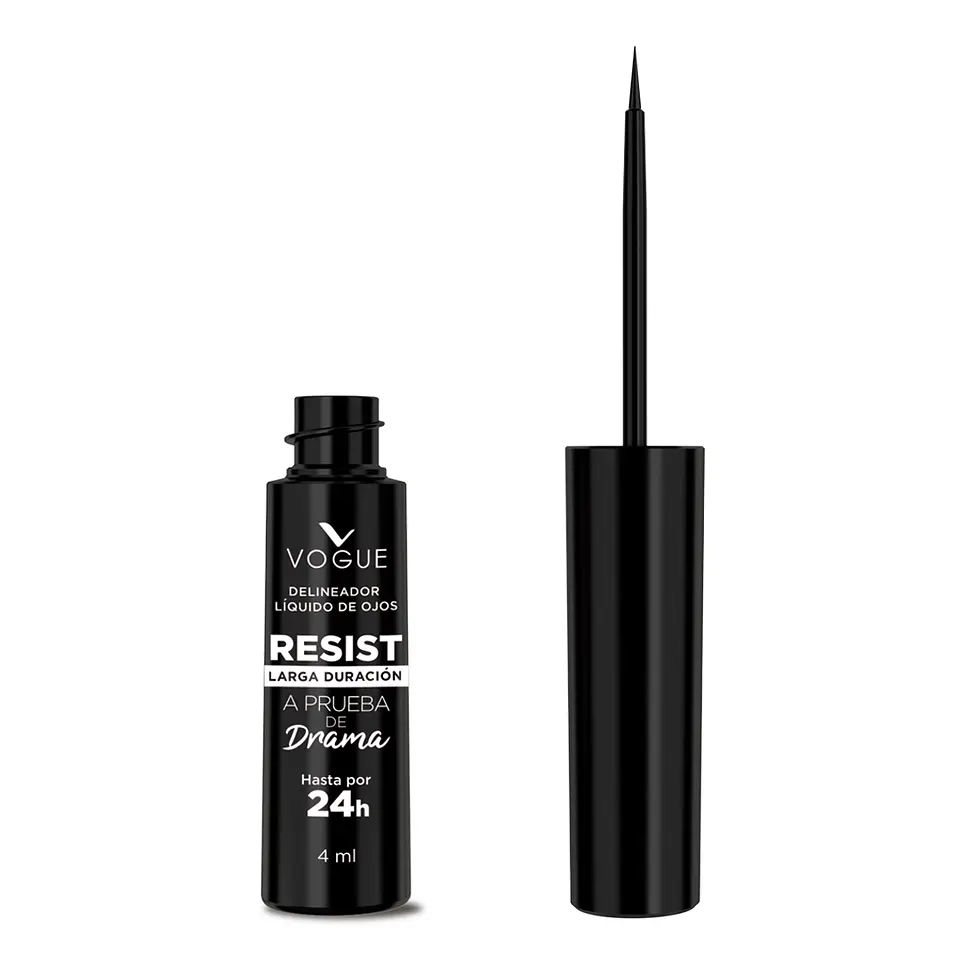 Delineador Líquido a Prueba de Drama VOGUE Resist 4ml 1