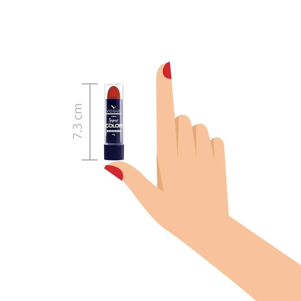 Labial en Barra Supe Color VOGUE Super Fantastic 4g CURIOSA 4