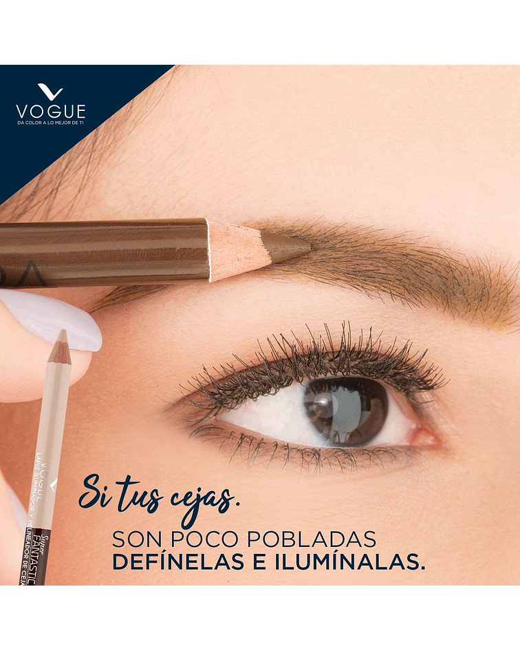 Lápiz Delineador de Cejas Duo VOGUE Super Fantastic