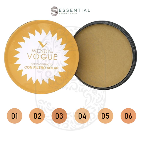 Polvo Compacto con Filtro Solar VOGUE Wendy 14g