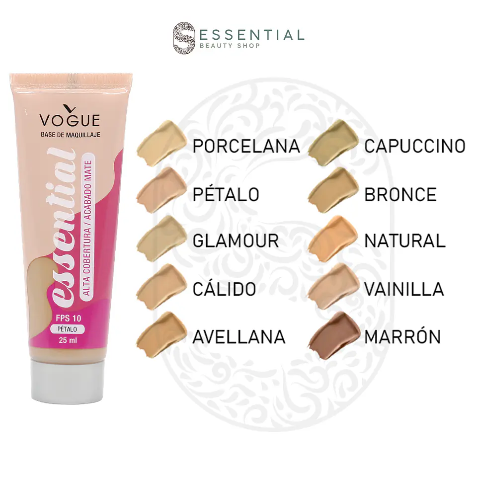 Base Líquida VOGUE Essential 25ml 2