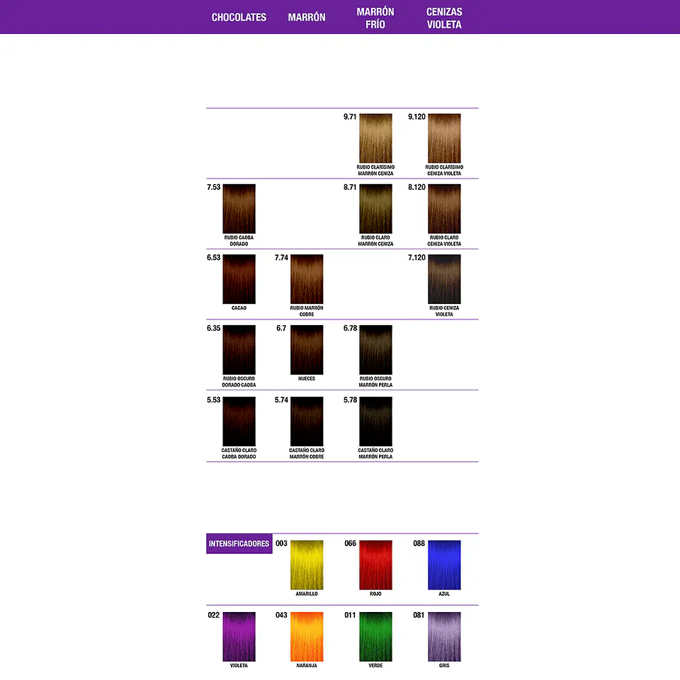Tinte Permanente Profesional FUSIONCOLORI 70ml 5