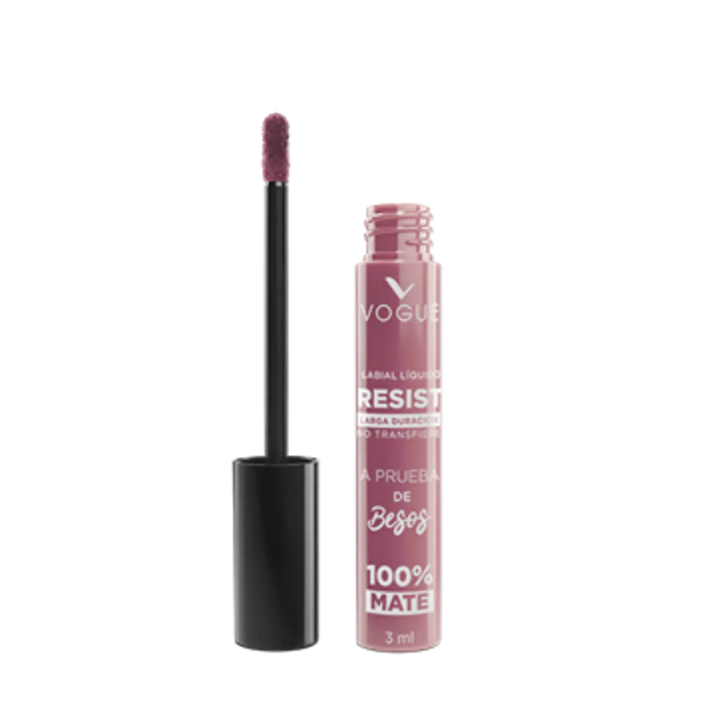Labial Líquido a Prueba de Besos VOGUE Resist 3ml 1