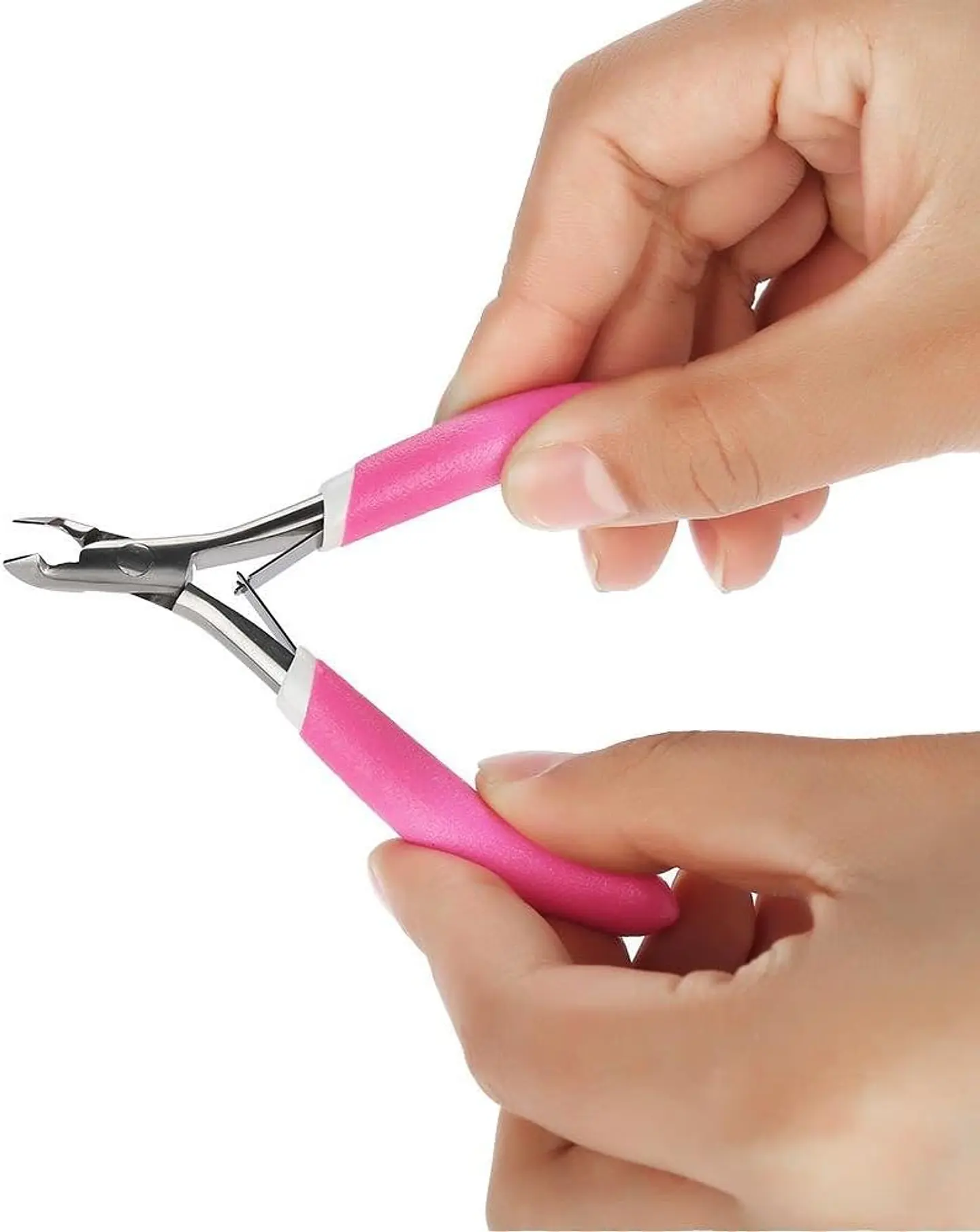 Alicate Corta Cutícula VALEF Rosado 4