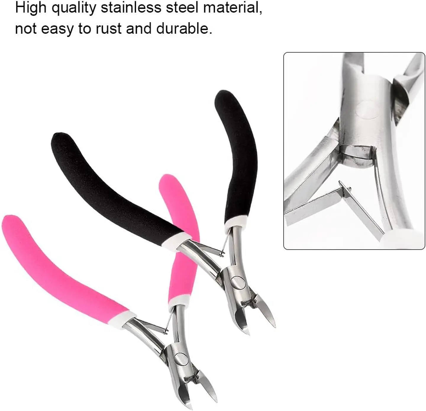 Alicate Corta Cutícula VALEF Rosado 6
