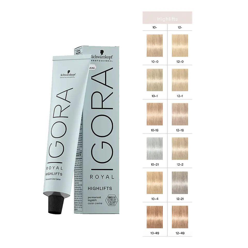 Tinte Permananente IGORA ROYAL Highlift 60ml 3