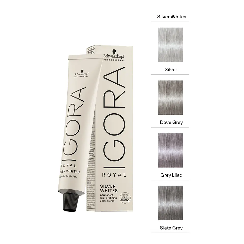 Tinte Permananente IGORA ROYAL SilverWhite Matizador 60ml 3