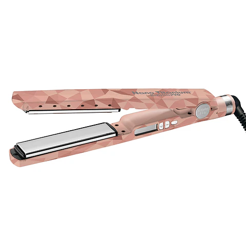 Plancha Iónica Digital BaBylissPRO Nano Titanium 1 ¼” Oro Rosa Vetro
