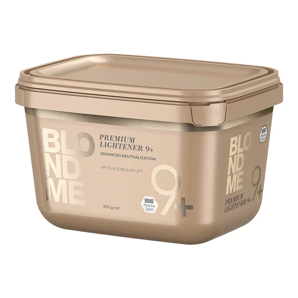 Decoloración Premium Reforzadora de Puentes 9+ BLONDME 450g 1