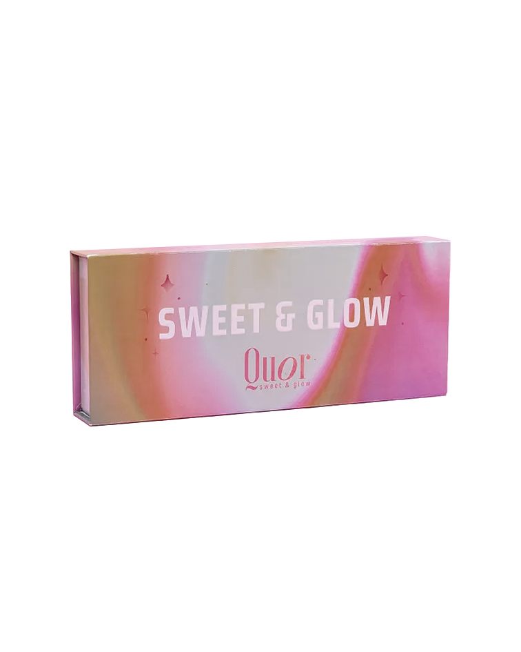 Esmalte Semipermanente Sweet & Glow QUOR Caja Edición Especial 6pcs