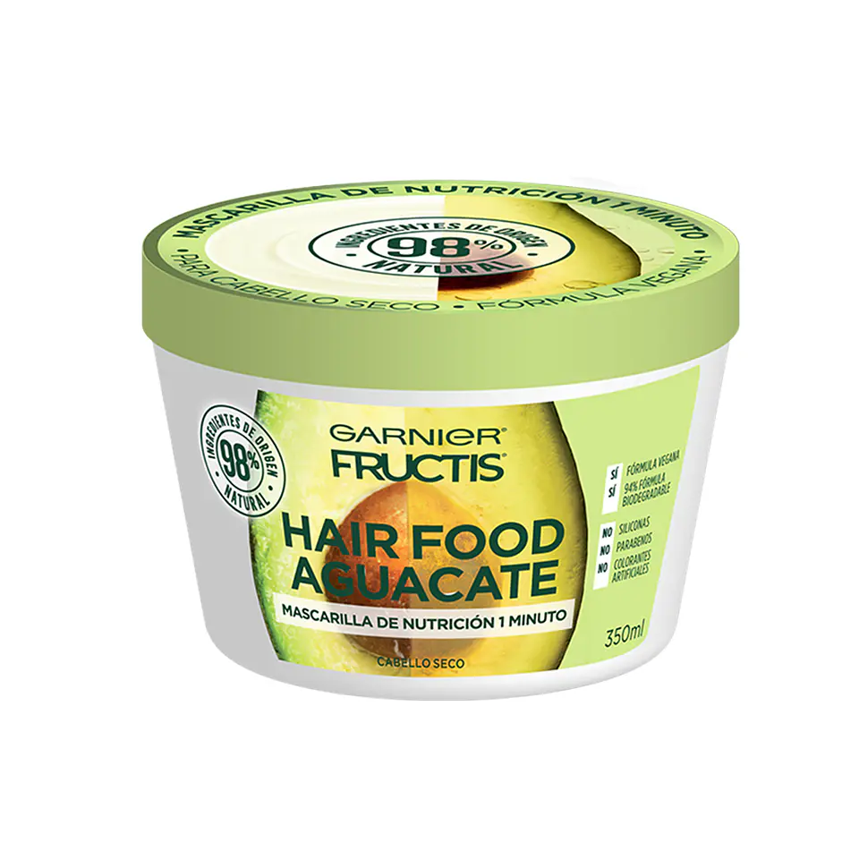 Mascarilla Hair Food Aguacate Nutrición GARNIER Fructis 350ml 1