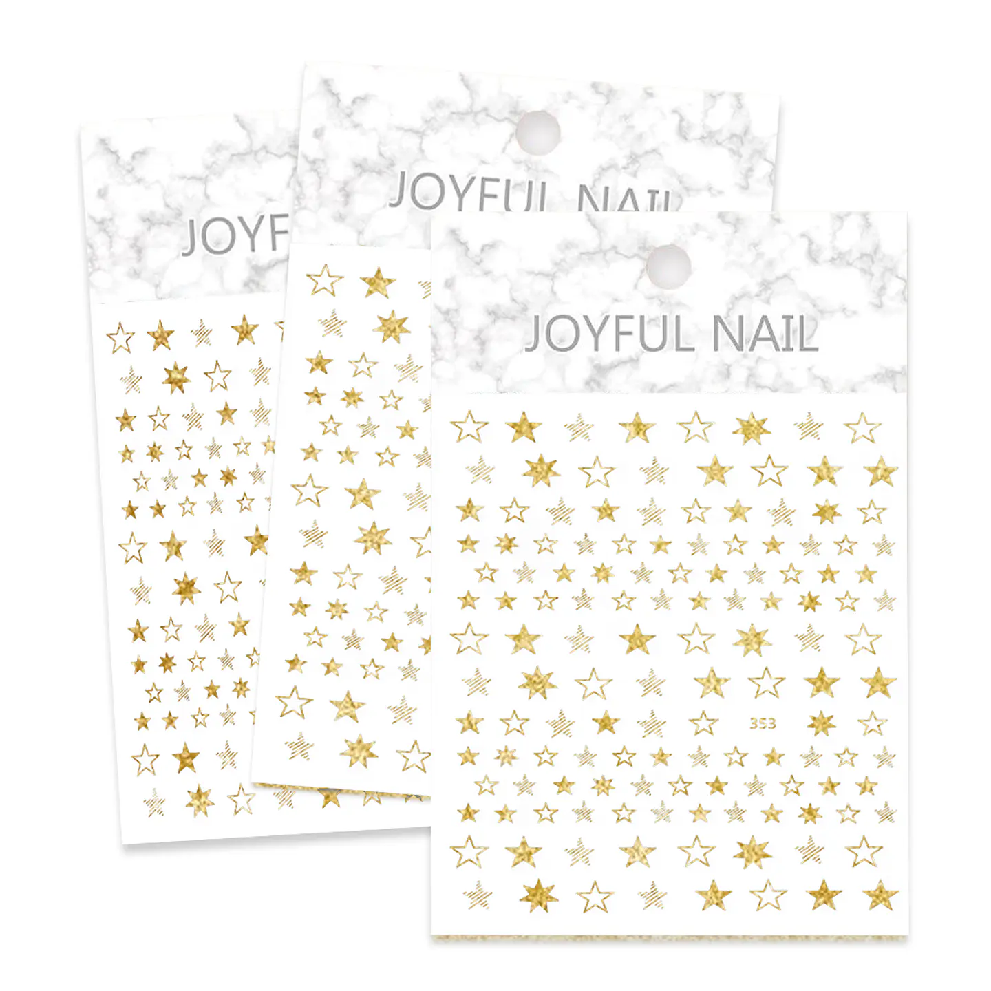 Stickers Estrellas para Uñas JOYFUL NAIL 4
