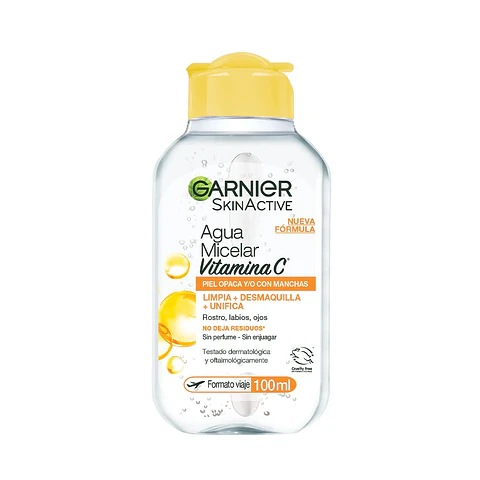 Agua Micelar Express Aclara GARNIER Skin Active 100ml