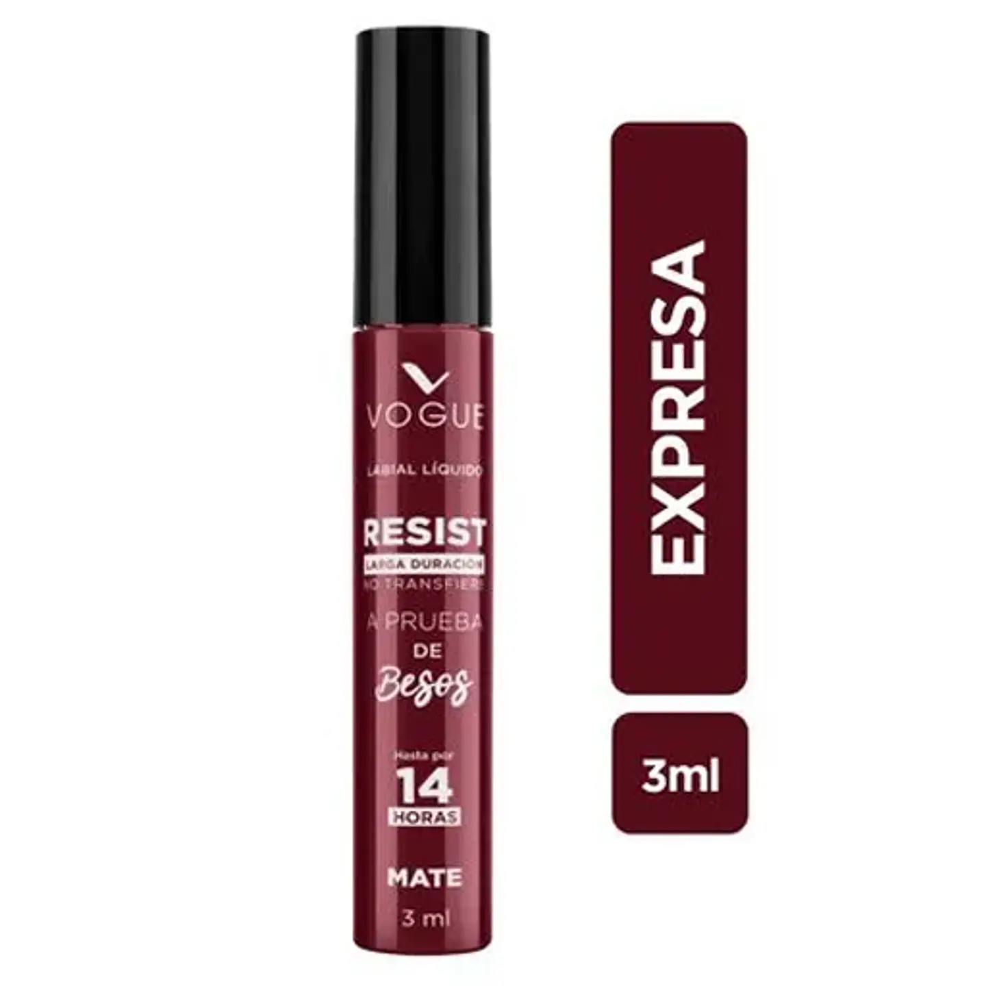 Labial Líquido a Prueba de Besos VOGUE Resist 3ml 23