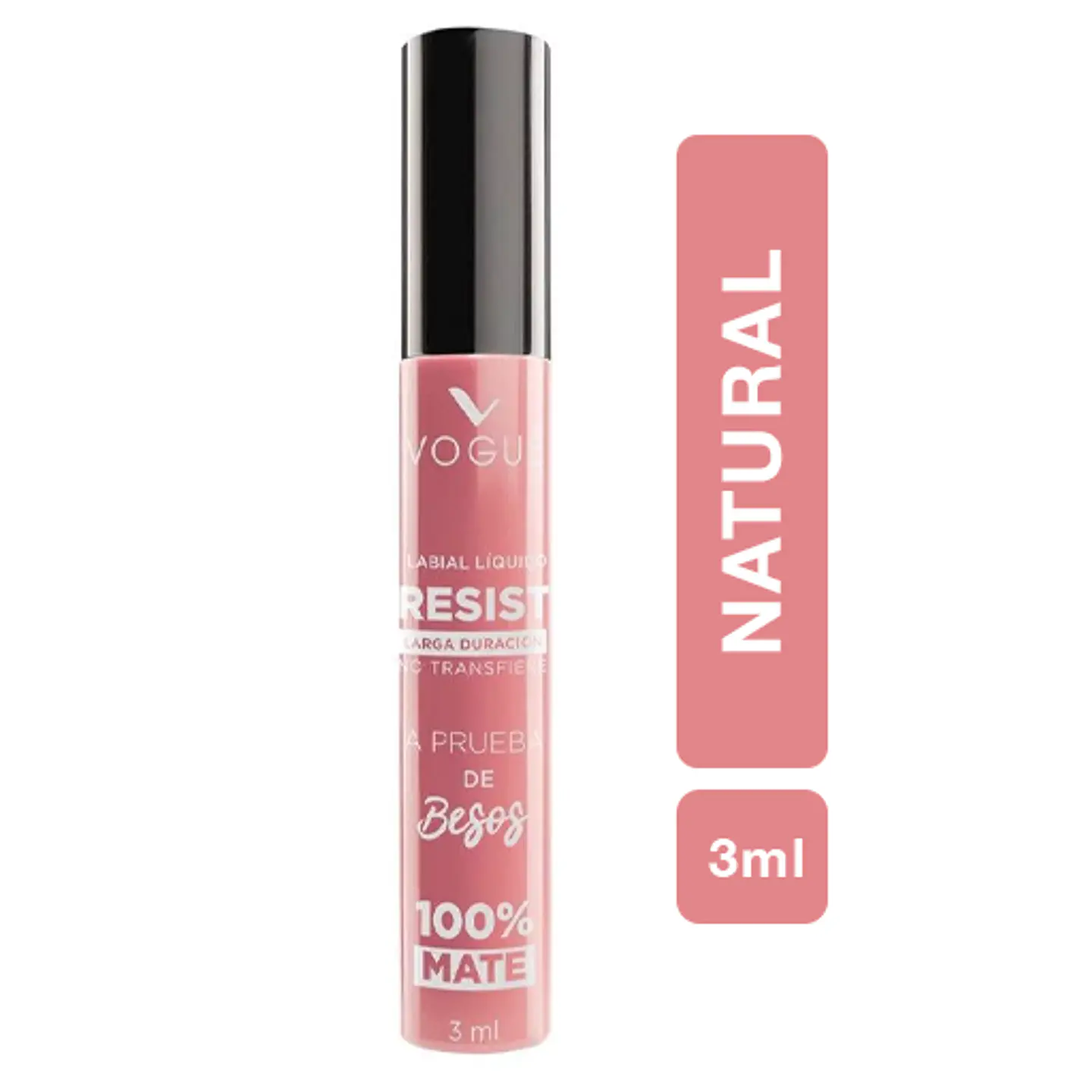 Labial Líquido a Prueba de Besos VOGUE Resist 3ml 8