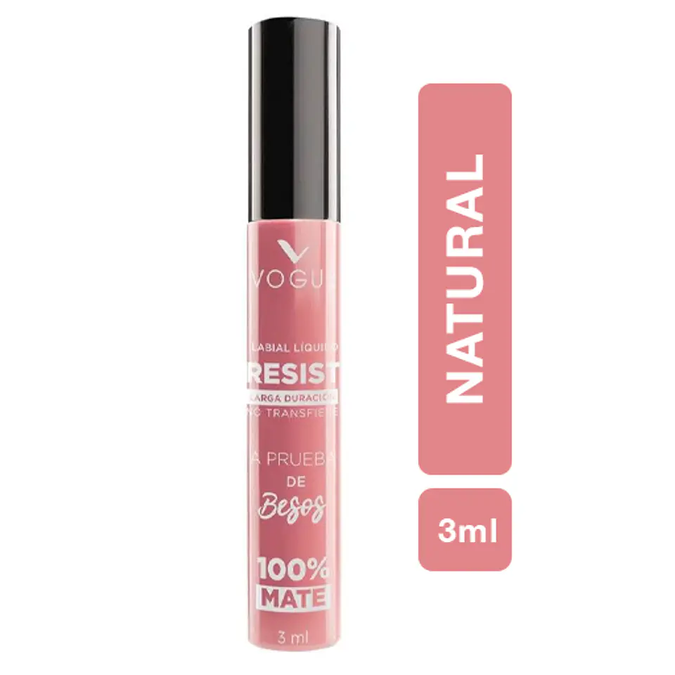 Labial Líquido a Prueba de Besos VOGUE Resist 3ml 8