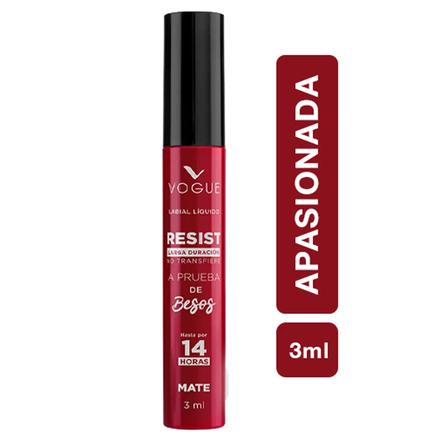 Labial Líquido a Prueba de Besos VOGUE Resist 3ml 13
