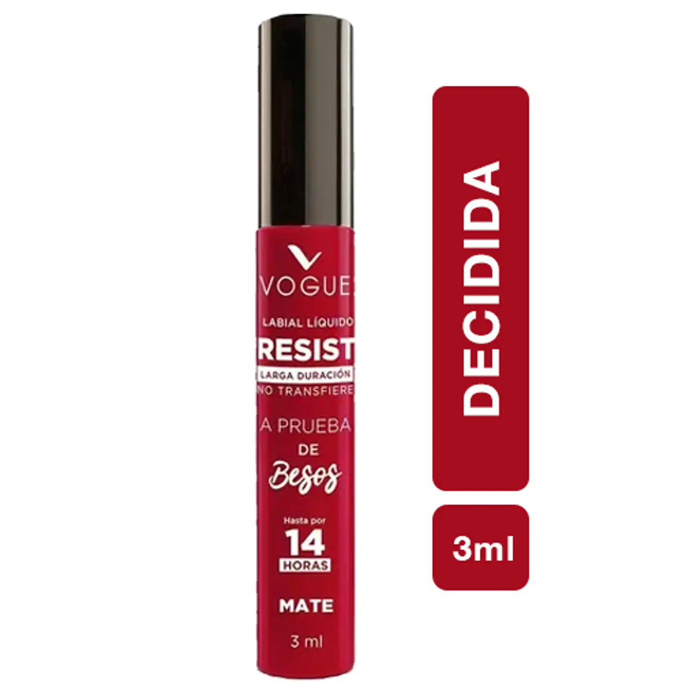 Labial Líquido a Prueba de Besos VOGUE Resist 3ml 14